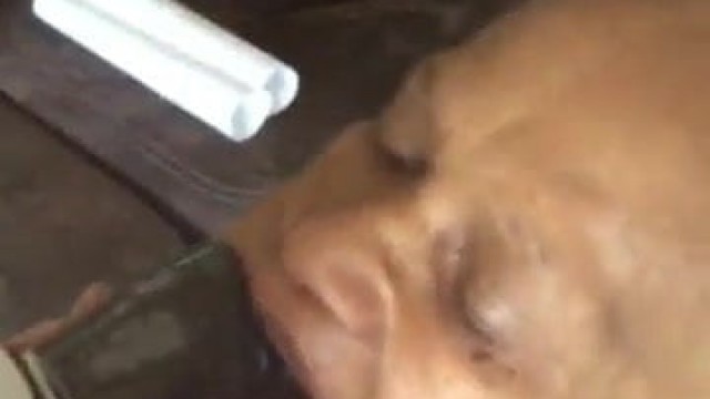 Granny sucks meat For money