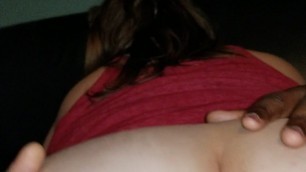 Juicy wife squirts for creampie