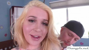 TGirl watch dude fucks her tight butthole