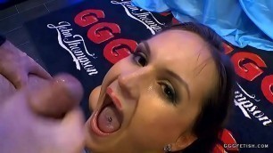 Barbara bieber gets cums in mouth and facials
