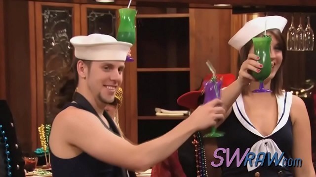Wild roleplay party ended up in a messy and lusty swinger orgy!