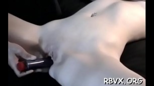 Inviting lady is slowly taking off her clothes era