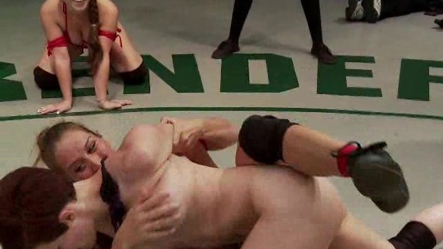 Hot Lesbian Tag Team Wrestling