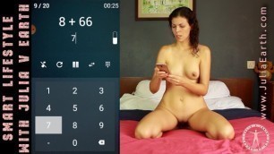 Naked Julia V Earth Studying. Lesson 1: Alphabet Sounds in Japanese Language. Intellectual Training.