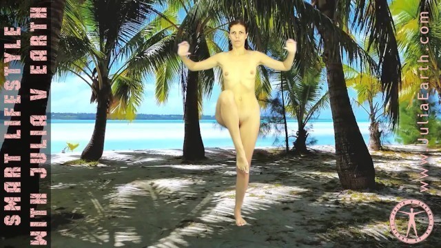 Isometric Workout with Julia V Earth. Part 3: Strength. Smart Lifestyle.