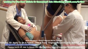 $CLOV Sexy Ebony Teen Jackie Banes Signs up 4 Extensive Orgasm Research by Doctor Tampa & Nurse Rose