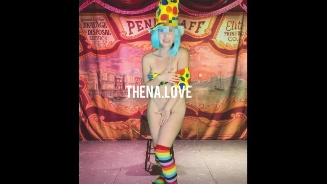 ENF Embarrassed Naked Female Nude Tiktoker PAWG Nude Clown Magic Tricks gone Wrong