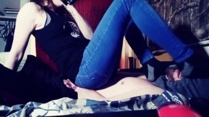 Lick my Sweaty Feet!